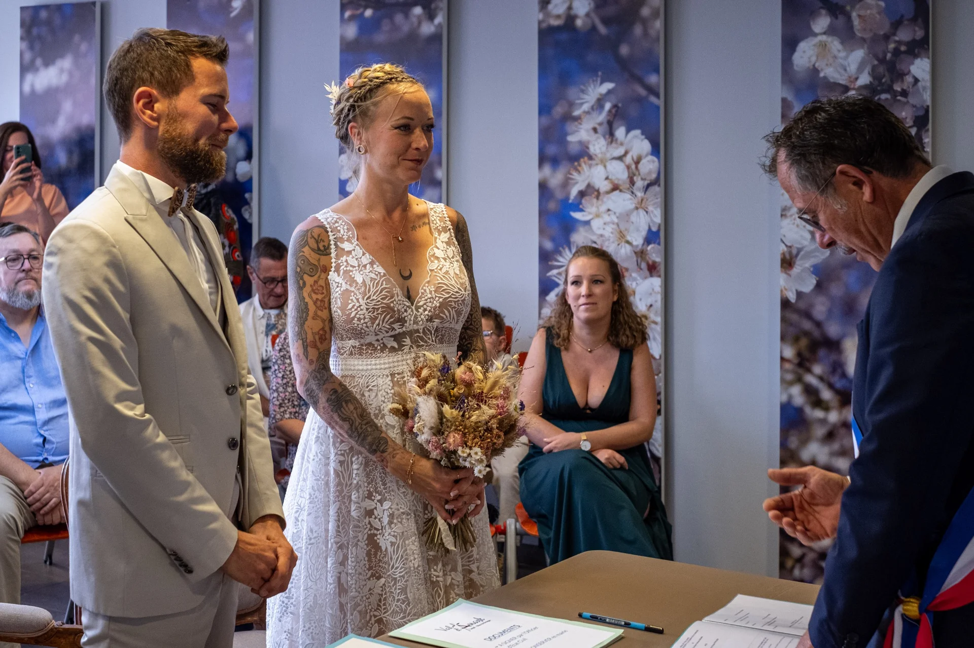 Cérémonie de mariage - Amandine Donato, photographe à Josselin dans le Morbihan